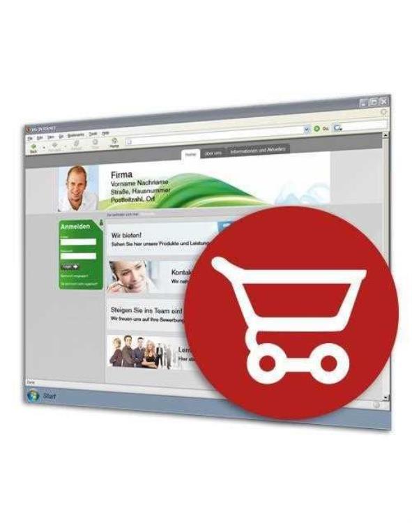 Homepage Online-Shop Vollversion